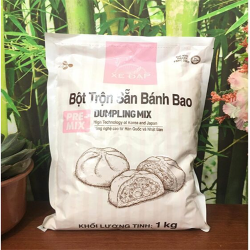 Bột làm bánh bao trộn sẵn Xe Đạp 1kg